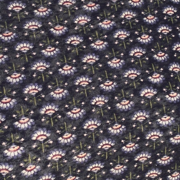 LOFT Outlet Crop Floral Ruffle Sleeve Tee Sz S - Picture 4 of 9